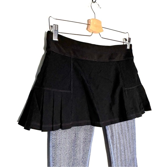 Athleta | Warrior Sport 2 In 1 Skort Herringbone Skirted Leggings Size Small - Picture 4 of 8